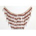 Designer Necklace Women's 925 Sterling Silver Natural Sandstone Beads B1
